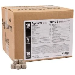 Agriform Fertilizer Tablets 21 Gram 20-10-5 2 Year Release 500 Per Case