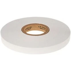 Plant Tie Ribbon White Embossed Heavy Duty 1/2"x140' 8 Mil, Pack Of 24