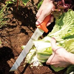 Leonard Wavy Edge Stainless Steel Cut-All Knife, 8-Inch Blade -Landscape greening equipment 4041t 5