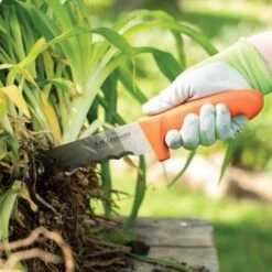 Leonard Wavy Edge Stainless Steel Cut-All Knife, 8-Inch Blade -Landscape greening equipment 4041t 7