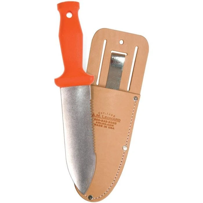 Leonard Classic Soil Knife And Sheath Combo 1 Leonard Classic Soil Knife And Sheath Combo