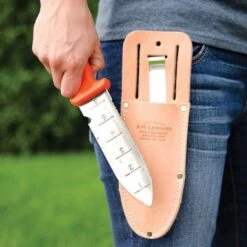 Deluxe Soil Knife And Sheath Kit By A.M. Leonard, 6in Blade, Lifetime Warranty -Landscape greening equipment 4752com 10