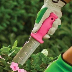 Pink Leonard Deluxe Stainless Steel Soil Knife 9 Pink Leonard Deluxe Stainless Steel Soil Knife -Landscape greening equipment 4752p 3