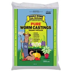 Wiggle Worm Soil Builder With Earthworm Castings, 30-Pound Bag
