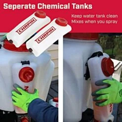 Chapin Mixes On Exit 4-Gallon Backpack Sprayer -Landscape greening equipment 63950 detail tanks graphics