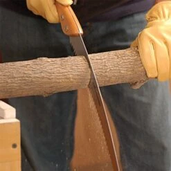 Leonard Tri Edge Curved Blade Pruning Saw And Scabbard Combo Hardwood Handle -Landscape greening equipment 641h np 2