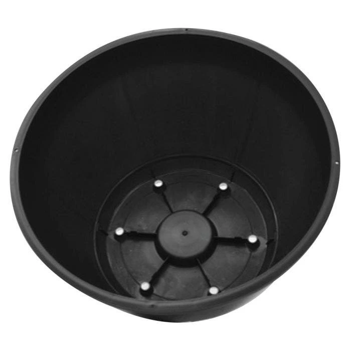 Belden Plastics 14-Inch Saucerless Baskets, Black, Case Of 25 2 Belden Plastics 14-Inch Saucerless Baskets, Black, Case Of 25 - Image 2