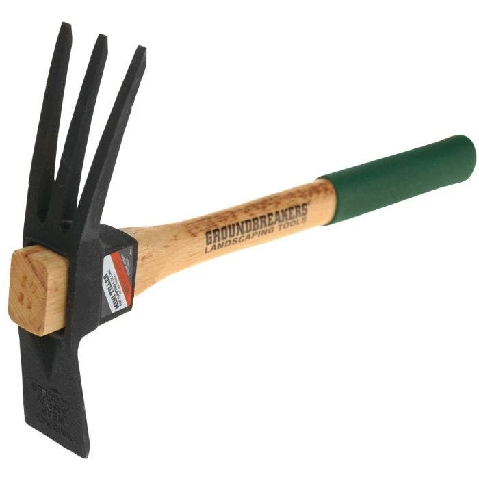Groundbreaker Mini-Tiller With 16in Comfort Grip Hickory Handle 1 Groundbreaker Mini-Tiller With 16in Comfort Grip Hickory Handle