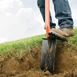 Leonard All Steel Nursery Spade With 15-Inch Blade And Straight Handle 9 Leonard All Steel Nursery Spade With 15-Inch Blade And Straight Handle -Landscape greening equipment am15l 4