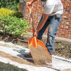 Leonard ABS Scoop Shovel With D Grip Handle 12 Leonard ABS Scoop Shovel With D Grip Handle -Landscape greening equipment aps12 6