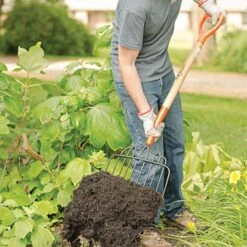 Leonard 10-Tine Ensilage Fork With Poly D-Grip -Landscape greening equipment awf10 3