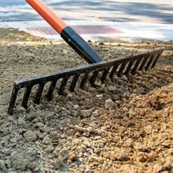Leonard Straight Rake With Forged Steel Head And Composite Handle 9 Leonard Straight Rake With Forged Steel Head And Composite Handle -Landscape greening equipment cs16 2 2