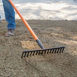 Leonard Straight Rake With Forged Steel Head And Composite Handle 10 Leonard Straight Rake With Forged Steel Head And Composite Handle -Landscape greening equipment cs16 3 2