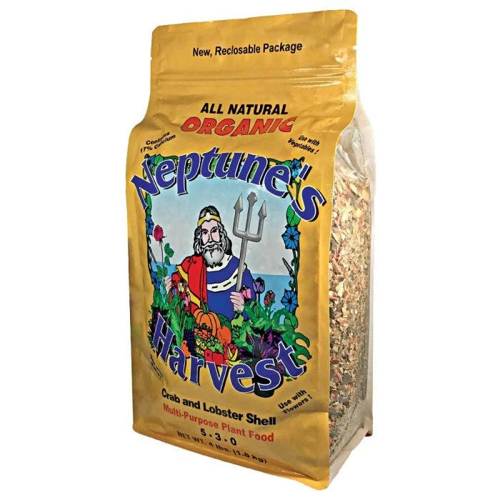 Neptune's Harvest 5-3-0 Crab & Lobster Shell Meal, 4-Pound Bag 1 Neptune's Harvest 5-3-0 Crab & Lobster Shell Meal, 4-Pound Bag