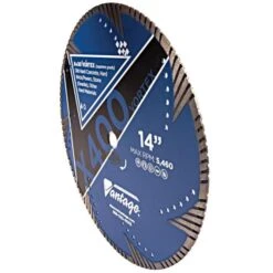 14" Diamond Vantage Vortex Diamond Blade -Landscape greening equipment dvux14 2