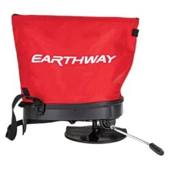 Earthway Hand Crank Spreader With 20lb Nylon Bag Hopper -Landscape greening equipment e27 outline side