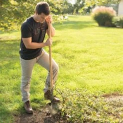 Leonard Forged Round Point Shovel With 48in Ash Handle 9 Leonard Forged Round Point Shovel With 48in Ash Handle -Landscape greening equipment fw4 4