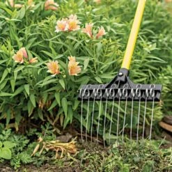 Groundskeeper 2 Shrub Rake 9in Wide -Landscape greening equipment gk2 09 3