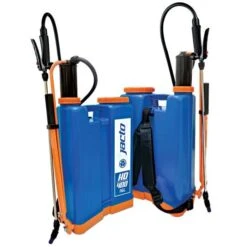 Jacto 4 Gallon Backpack Sprayer With Poly Piston Pump, Blue -Landscape greening equipment hd400bl 2