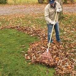 Steel 24 Tine Spring Rake By A.M. Leonard, Lifetime Warranty -Landscape greening equipment msr 224u 3