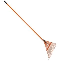 Leonard Spring Rake, 24-Tine Head With Fiberglass Handle