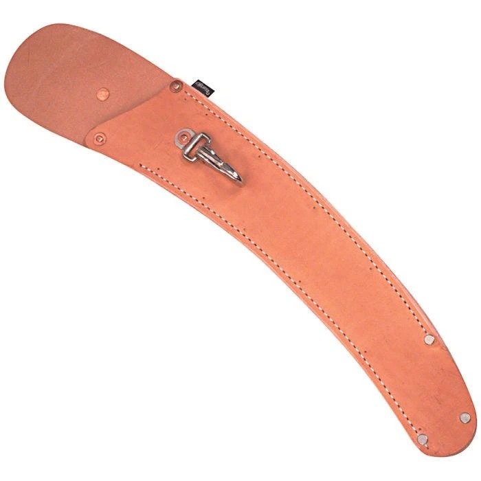 Saw Sheath Leather With Attachment Ring And Belt Slot Fits Most 13in Curved Blade Saws 1 Saw Sheath Leather With Attachment Ring And Belt Slot Fits Most 13in Curved Blade Saws