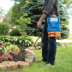 Jacto 2 Gallon Battery Powered Shoulder Carry Sprayer -Landscape greening equipment pjb 8c 3