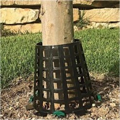 Plant Knight Plant And Tree Guard -Black - 3 Pack -Landscape greening equipment pkbl3 live 1