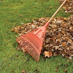 Leonard Poly Lawn Rake With American Ash Handle, 24-Inch Head -Landscape greening equipment pr24u 4 2