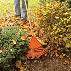 Leonard 18in Poly Rake, 54in Handle -Landscape greening equipment prc18 5 1
