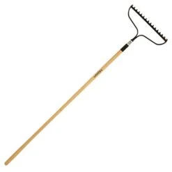 Leonard Bow Rake With Forged Steel Head And Ash Handle -Landscape greening equipment r16 3 1