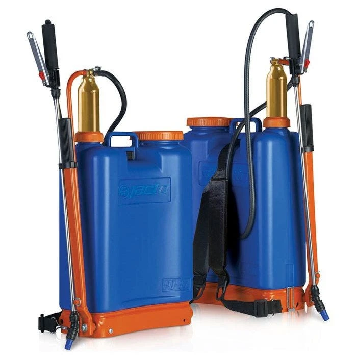 Jacto 4 Gallon Backpack Sprayer With Brass Piston Pump 2 Jacto 4 Gallon Backpack Sprayer With Brass Piston Pump - Image 2